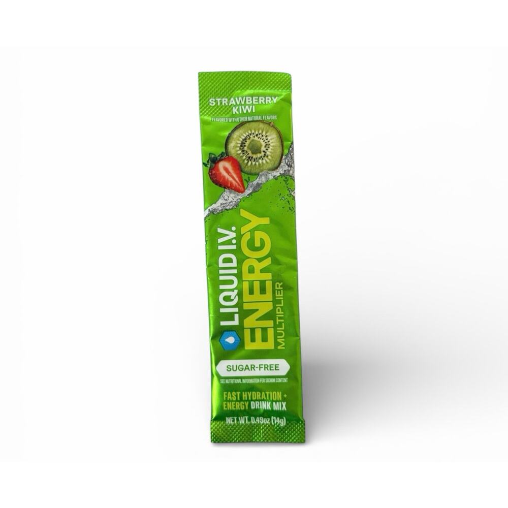 Liquid I.V. Energy Multiplier Sugar Free Strawberry Kiwi - 1 Single Packet